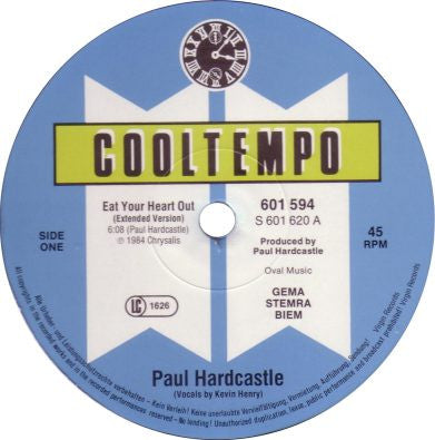 Paul Hardcastle : Eat Your Heart Out (12", Maxi)
