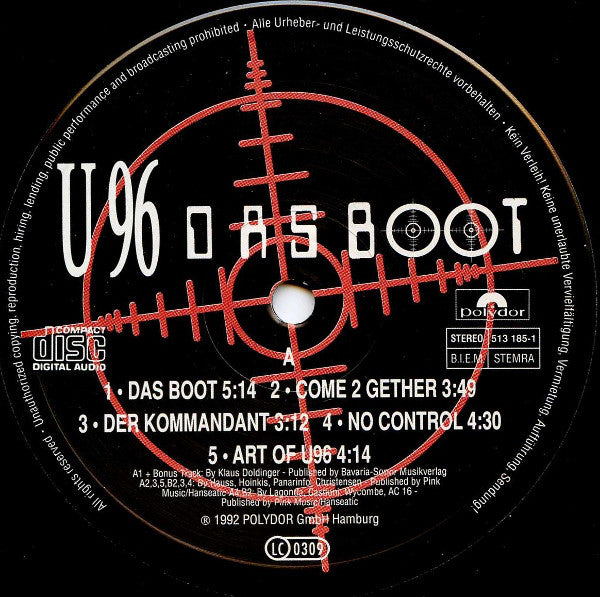 U96 : Das Boot (LP, Album, Ltd)