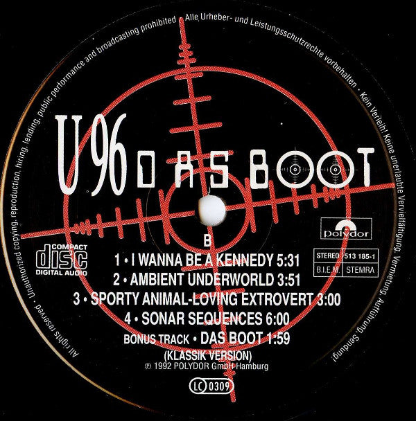 U96 : Das Boot (LP, Album, Ltd)