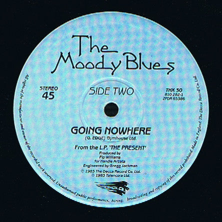 The Moody Blues : Blue World (12", Single)