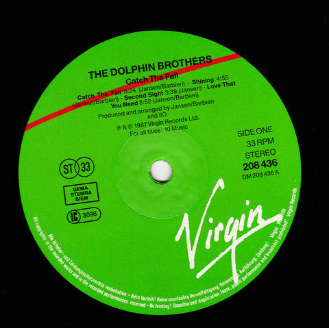 The Dolphin Brothers : Catch The Fall (LP, Album)