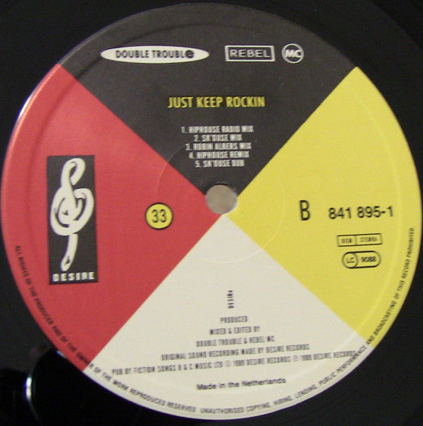 Double Trouble & Rebel MC : Just Keep Rockin' / Street Tuff (21 Mixes) (2x12")