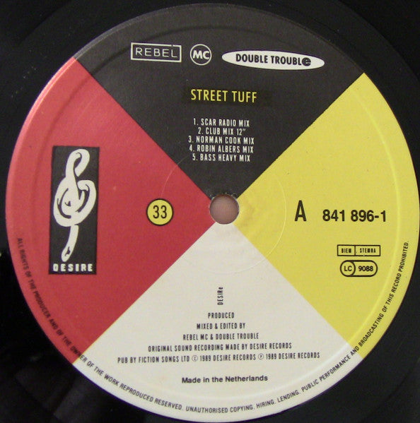 Double Trouble & Rebel MC : Just Keep Rockin' / Street Tuff (21 Mixes) (2x12")