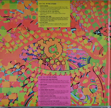 Cream (2) : Wheels Of Fire (2xLP, Album, RE, Pre)