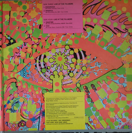 Cream (2) : Wheels Of Fire (2xLP, Album, RE, Pre)
