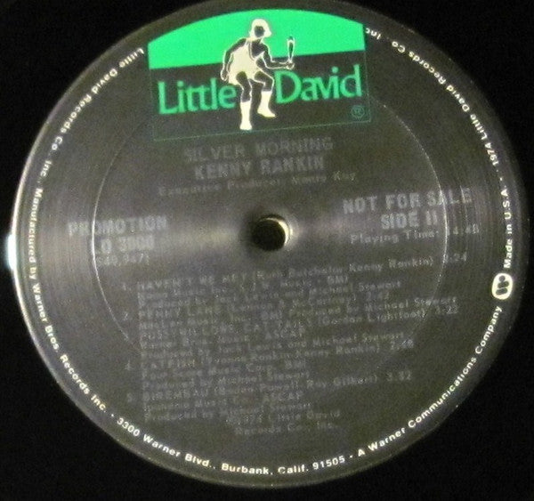 Kenny Rankin : Silver Morning (LP, Album, Promo, San)