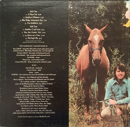 The Marshall Tucker Band : A New Life (LP, Album, Gat)