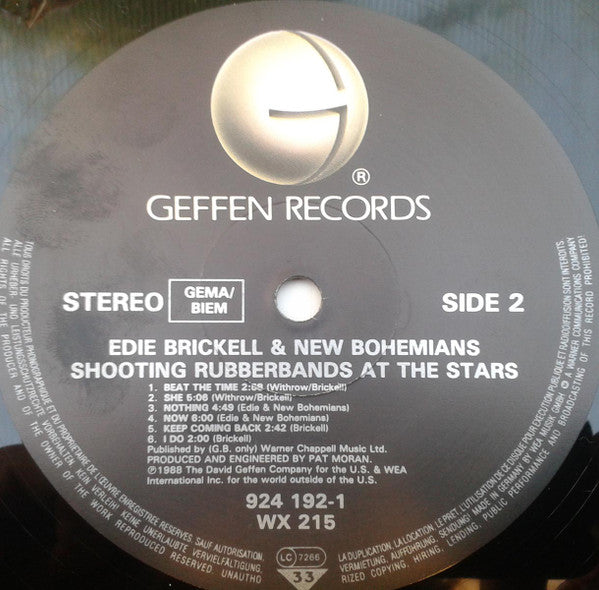 Edie Brickell & New Bohemians : Shooting Rubberbands At The Stars (LP, Album, RSA)