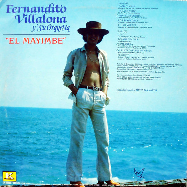 Fernandito Villalona Y Su Orquesta : El Mayimbe (LP, Album)