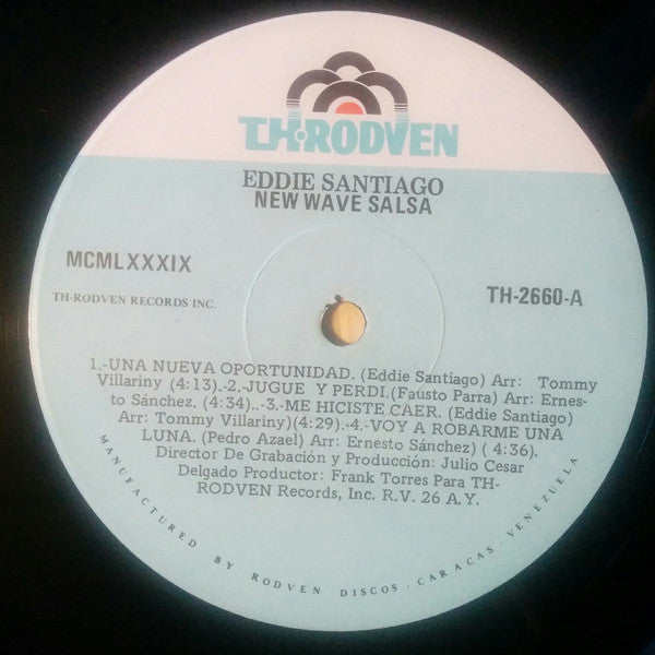 Eddie Santiago : New Wave Salsa (LP, Album)