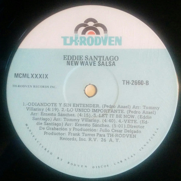Eddie Santiago : New Wave Salsa (LP, Album)
