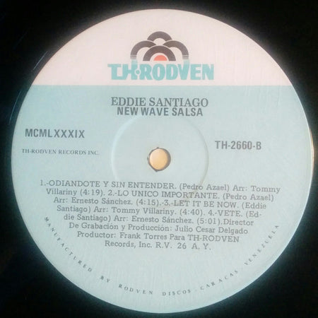 Eddie Santiago : New Wave Salsa (LP, Album)