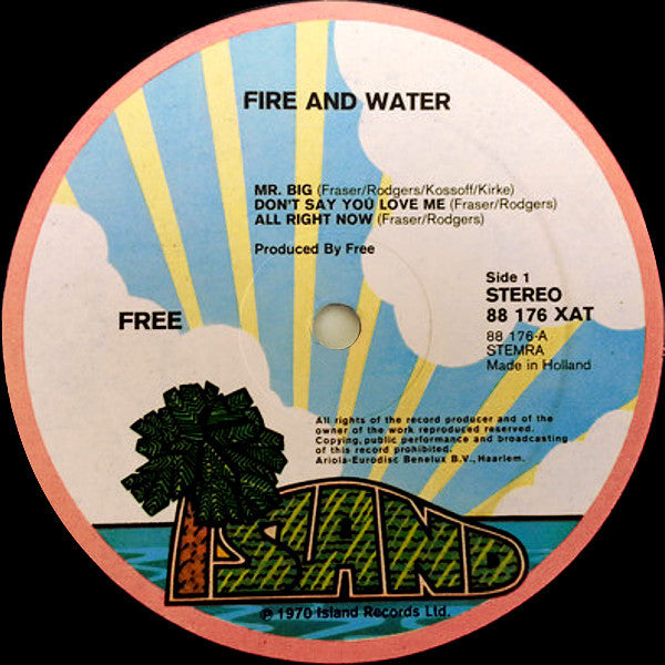 Free : Fire And Water (LP, Album)