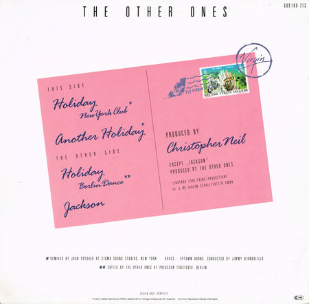 The Other Ones : Holiday (12", Maxi)