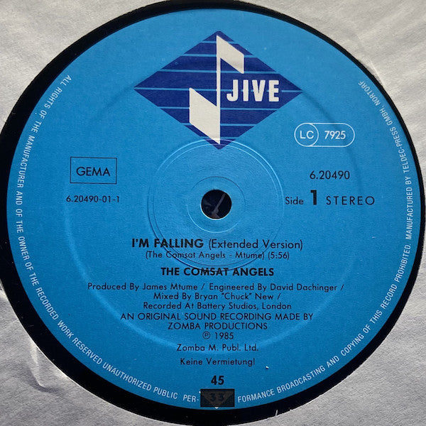 The Comsat Angels : I'm Falling (12")