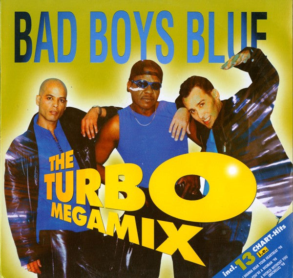 Bad Boys Blue : The Turbo Megamix (12", Mixed)