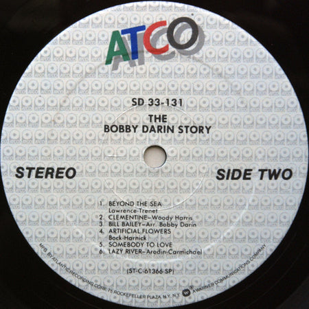 Bobby Darin : The Bobby Darin Story (LP, Comp, RE, RP, SP )