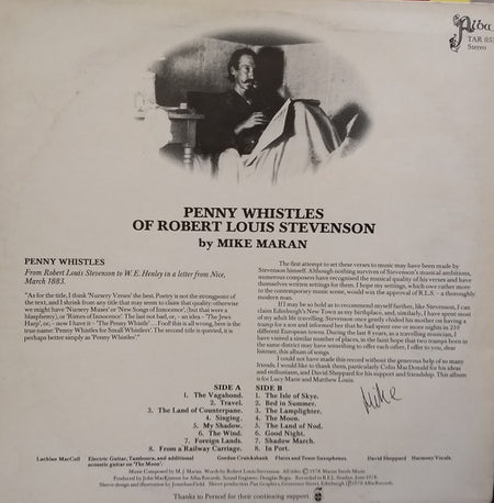 Mike Maran : Penny Whistles Of Robert Louis Stevenson (LP)