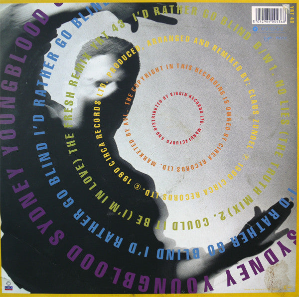 Sydney Youngblood : I'd Rather Go Blind (12", Single)