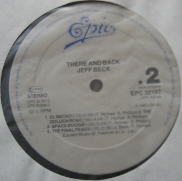 Jeff Beck : There & Back (LP, Album, RE, Gre)