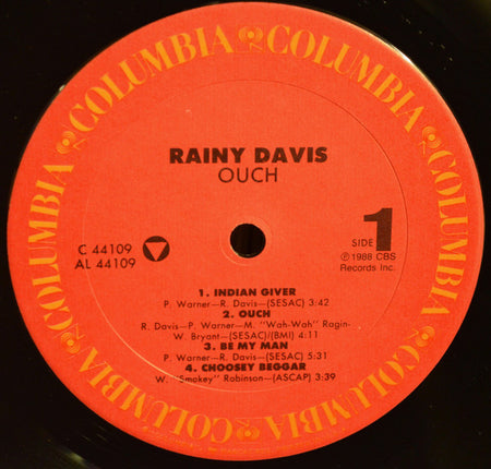 Rainy Davis : Ouch (LP, Album, Car)