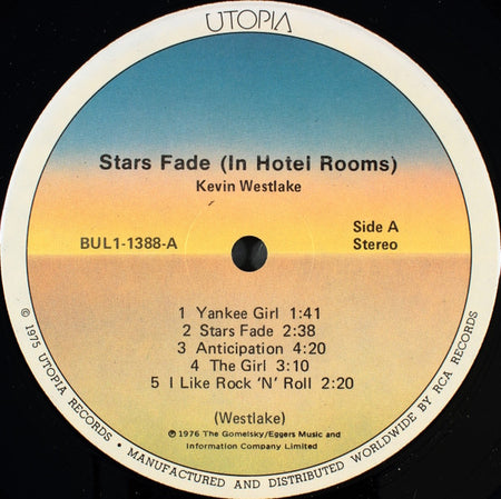 Kevin Westlake : Stars Fade (In Hotel Rooms) (LP, Album)