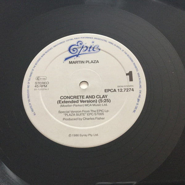 Martin Plaza : Concrete And Clay (12")