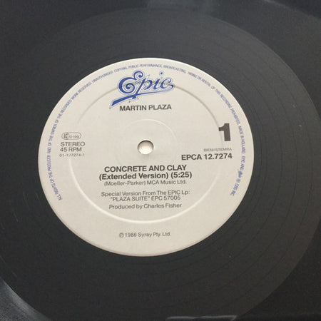 Martin Plaza : Concrete And Clay (12")