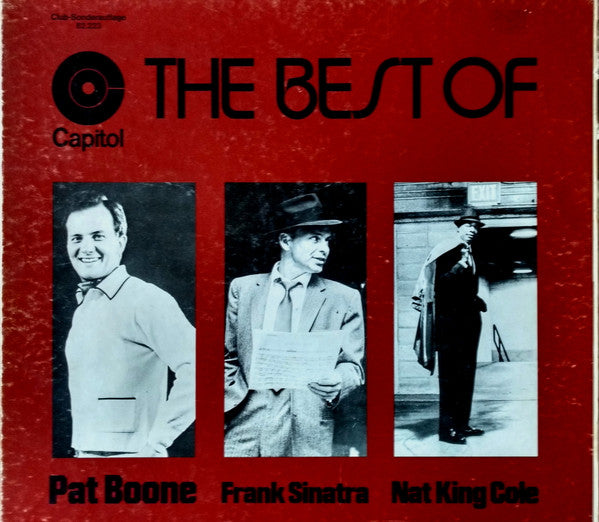 Pat Boone, Frank Sinatra, Nat King Cole : The Best Of Pat Boone - Frank Sinatra - Nat King Cole (3xLP, Comp, Club, Box)