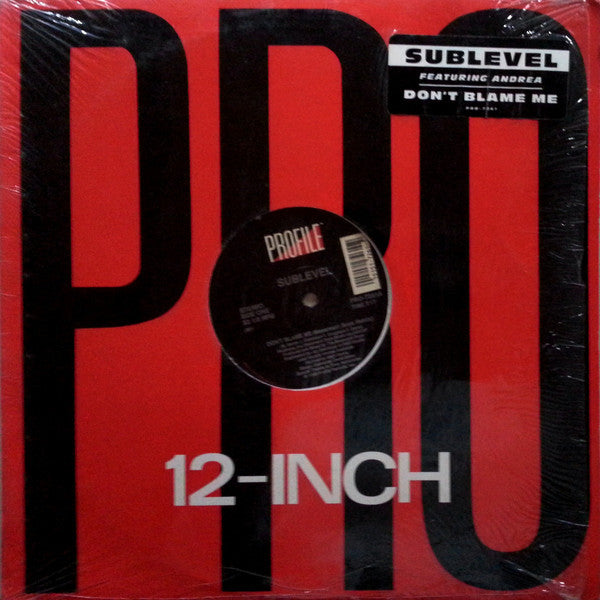 Sublevel : Don't Blame Me (12")