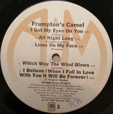 Peter Frampton : Frampton's Camel (LP, Album, RP, Ter)