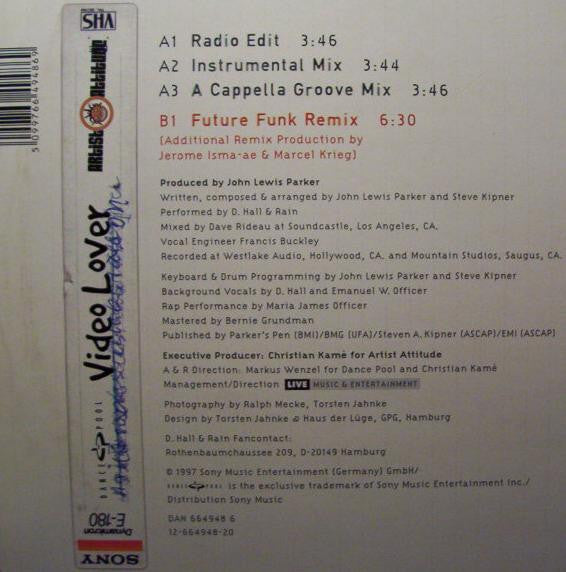 D. Hall & Rain : Video Lover (12")