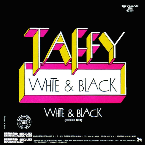Taffy : White & Black (12")