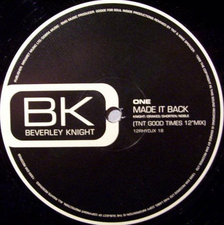 Beverley Knight : Made It Back / A.W.O.L. (12")