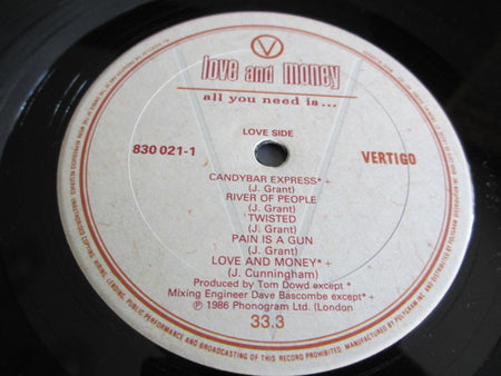 Love And Money : All You Need Is... (LP, Album)