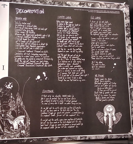 Cross Stitched Eyes : Decomposition (LP, Album, Whi)