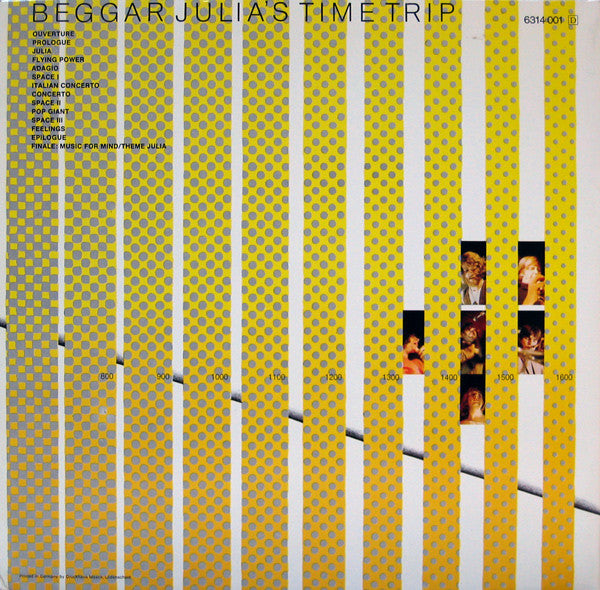 Ekseption : Beggar Julia's Time Trip (LP, Album, RP, Gat)