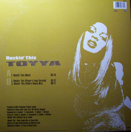 Toyya : Rockin' This (12")