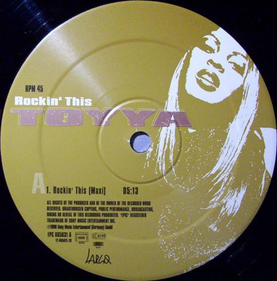 Toyya : Rockin' This (12")