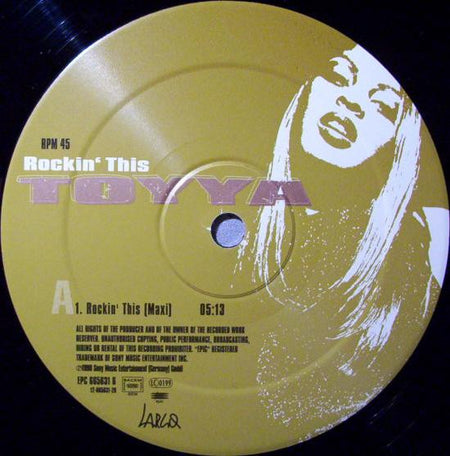 Toyya : Rockin' This (12")