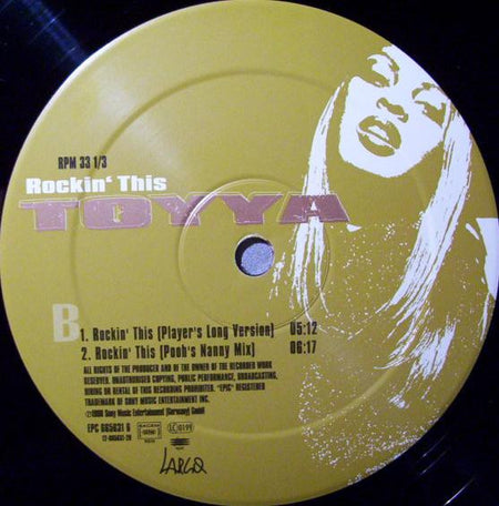Toyya : Rockin' This (12")