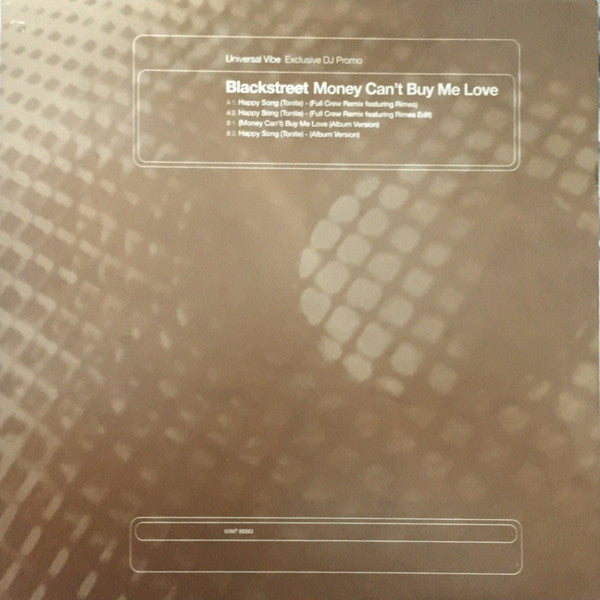 Blackstreet : Happy Song (Tonite) / (Money Can't) Buy Me Love (12", Promo)