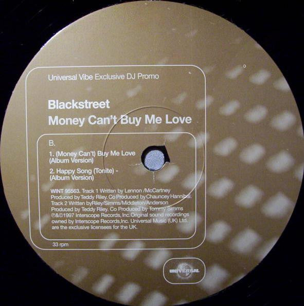 Blackstreet : Happy Song (Tonite) / (Money Can't) Buy Me Love (12", Promo)