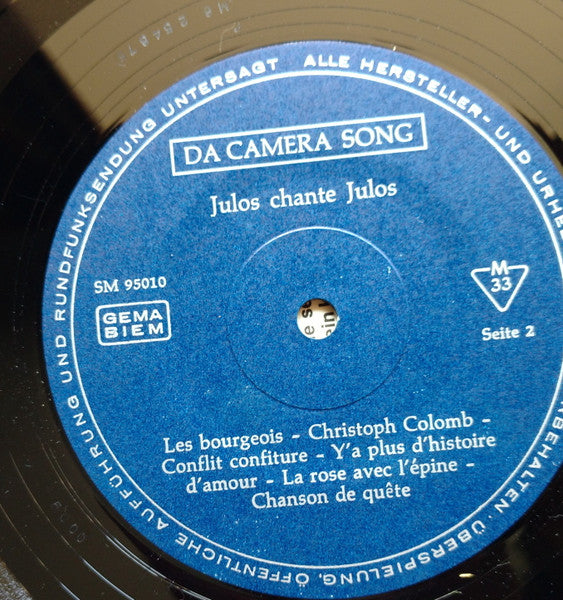 Julos Beaucarne : Julos Chante Julos (LP, Album)
