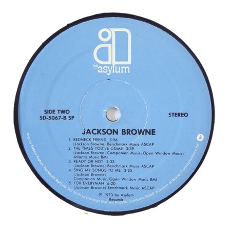 Jackson Browne : For Everyman (LP, Album, Spe)