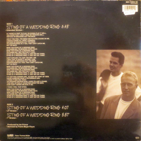 It Takes Presidents : Sting Of A Wedding Ring (12", Maxi)