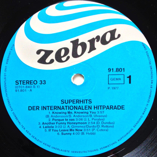 Unknown Artist : Superhits International - Vocal (LP)