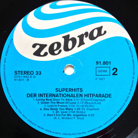 Unknown Artist : Superhits International - Vocal (LP)
