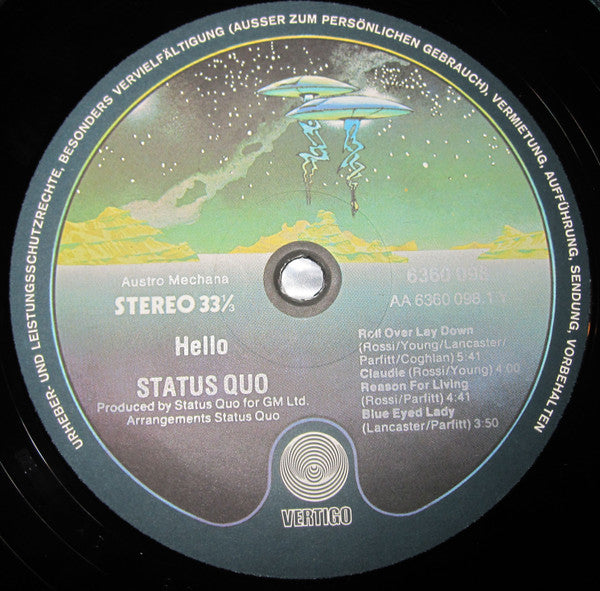 Status Quo : Hello! (LP, Album)