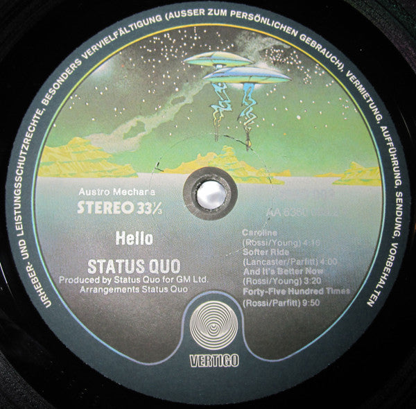 Status Quo : Hello! (LP, Album)